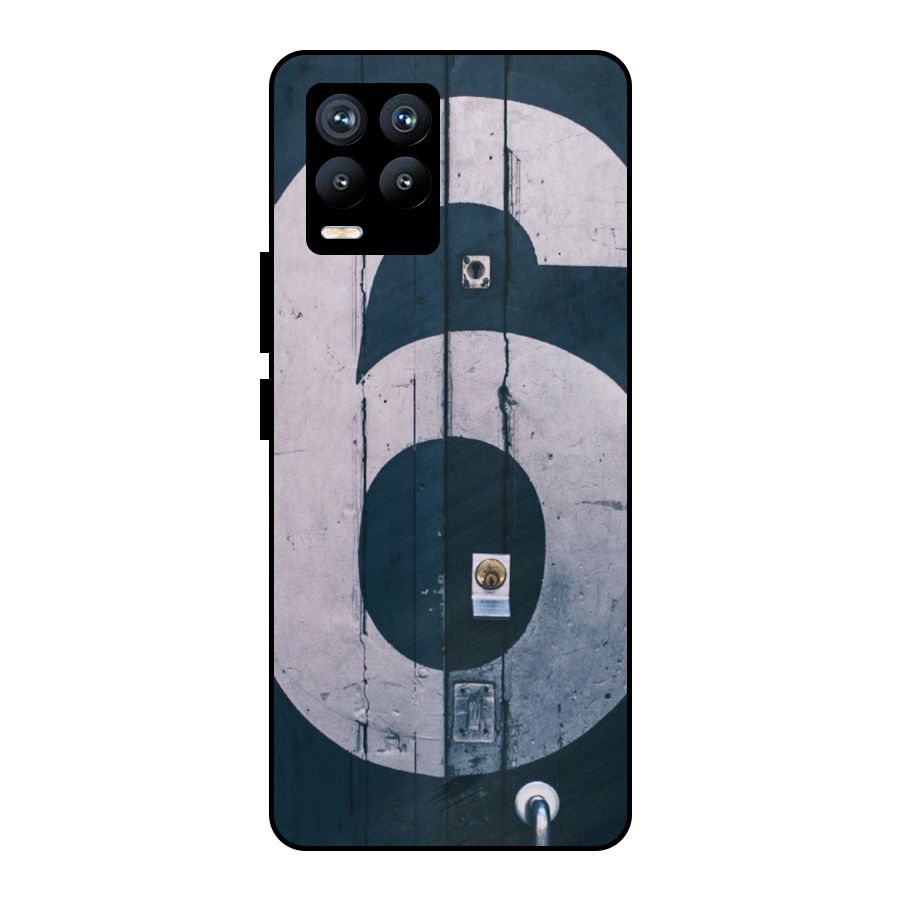 Wooden Six Metal Back Case for Realme 8 Pro