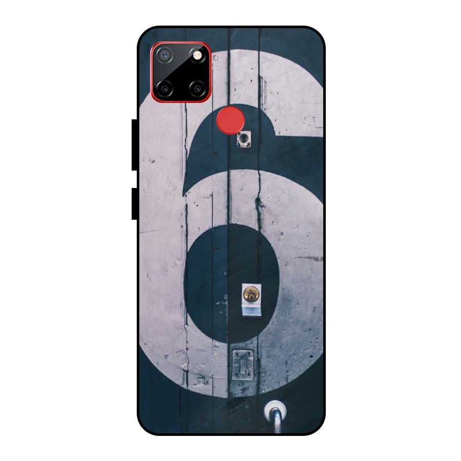 Wooden Six Metal Back Case for Realme C12