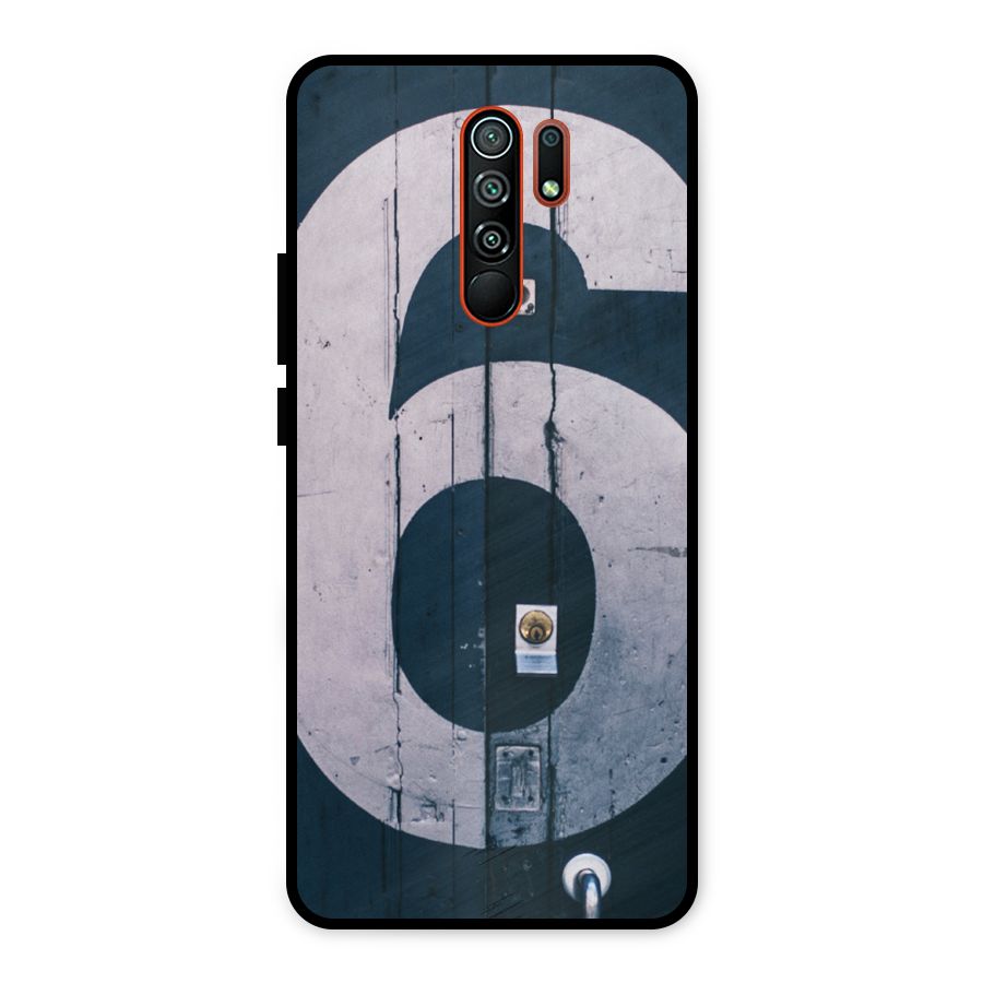 Wooden Six Metal Back Case for Redmi 9 Prime