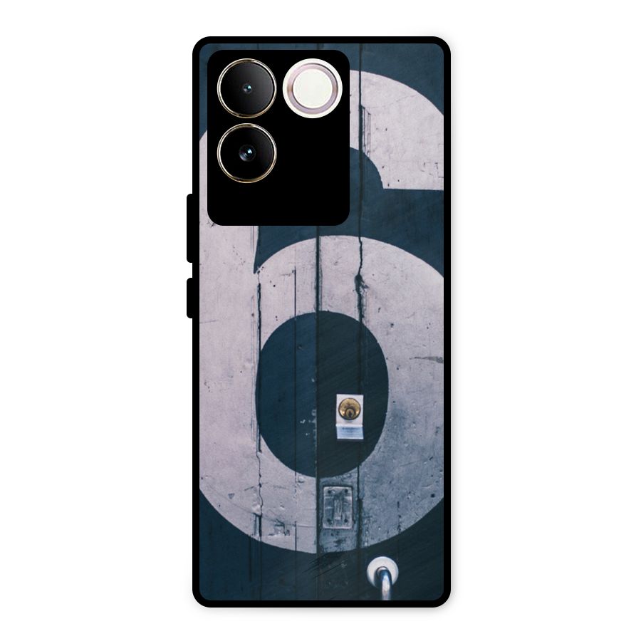 Wooden Six Metal Back Case for Vivo T2 Pro