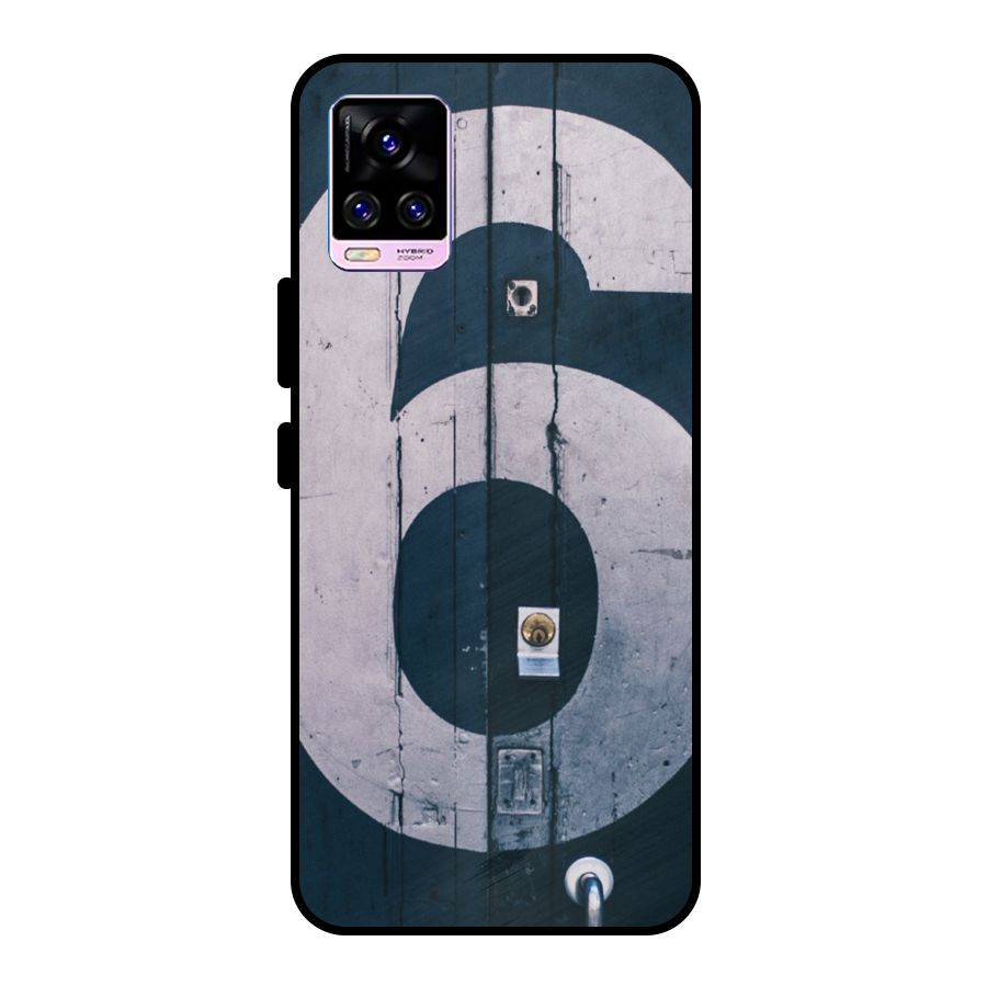 Wooden Six Metal Back Case for Vivo V20 Pro