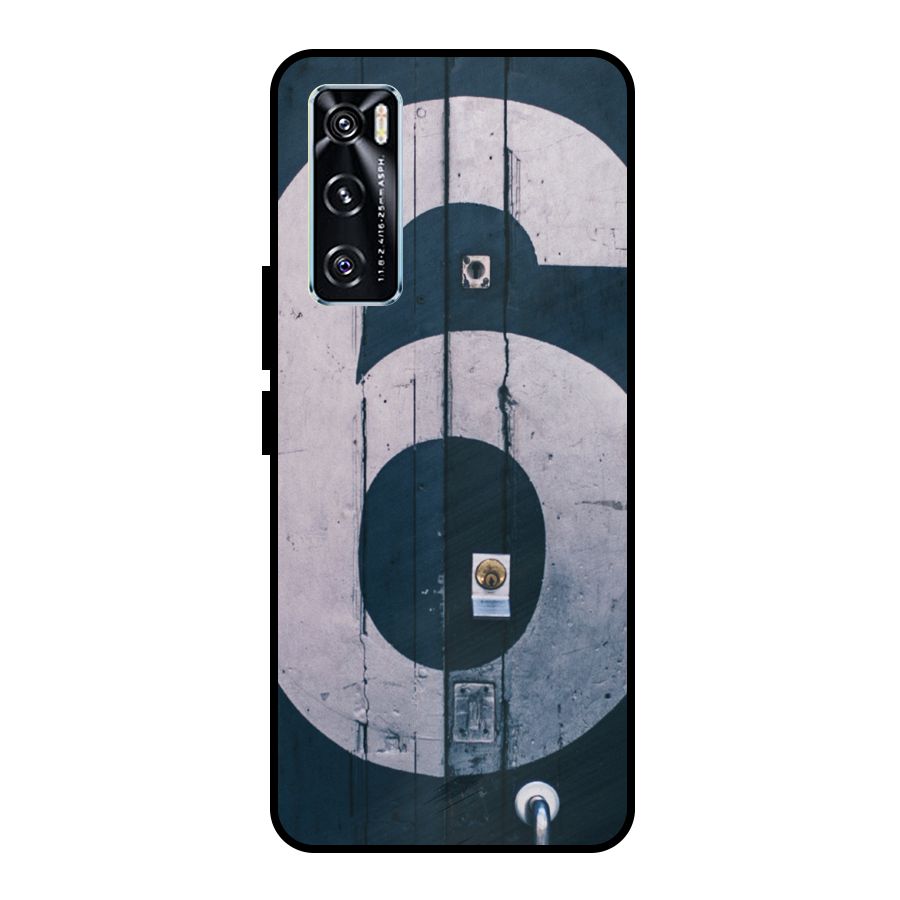 Wooden Six Metal Back Case for Vivo V20 SE