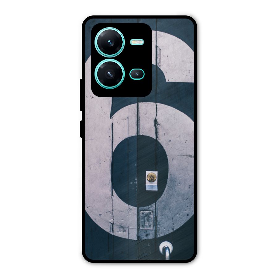 Wooden Six Metal Back Case for Vivo V25