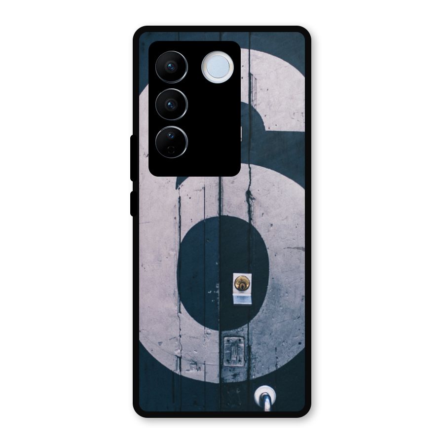 Wooden Six Metal Back Case for Vivo V27