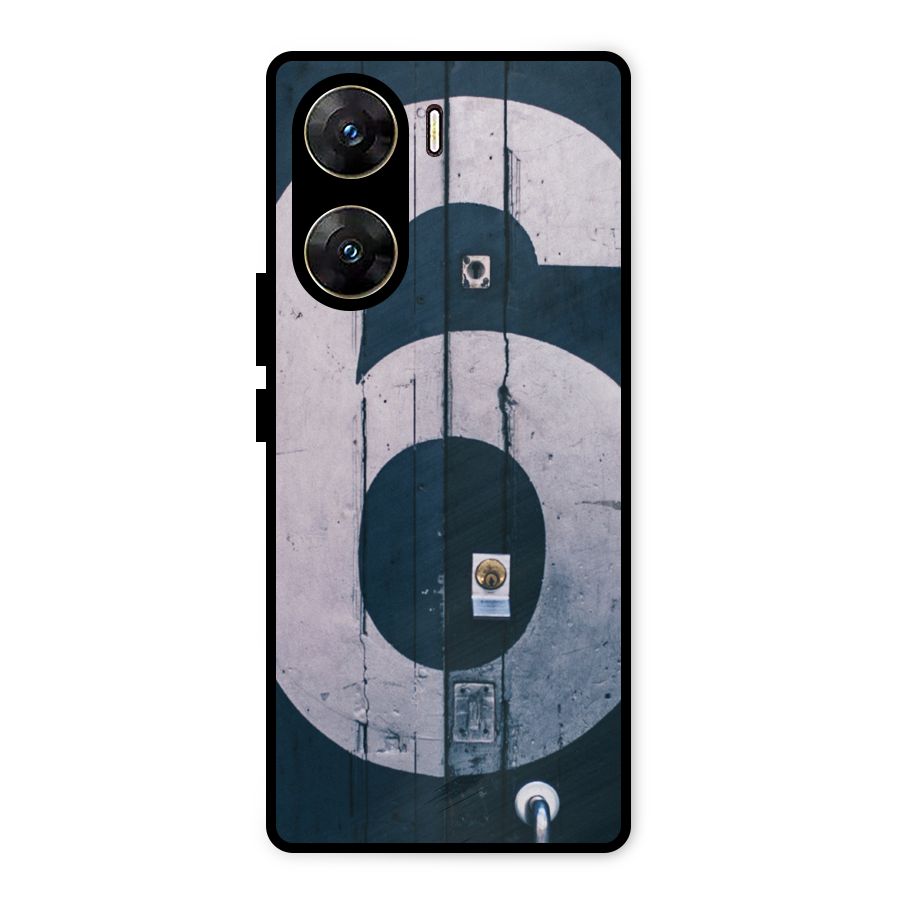 Wooden Six Metal Back Case for Vivo V29e