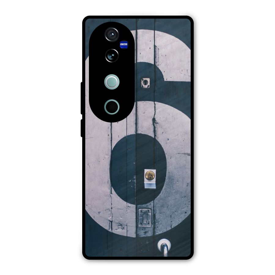 Wooden Six Metal Back Case for Vivo V40 Pro
