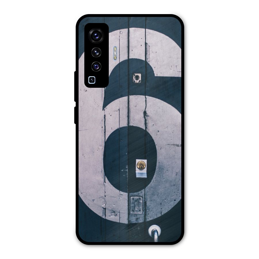 Wooden Six Metal Back Case for Vivo X50