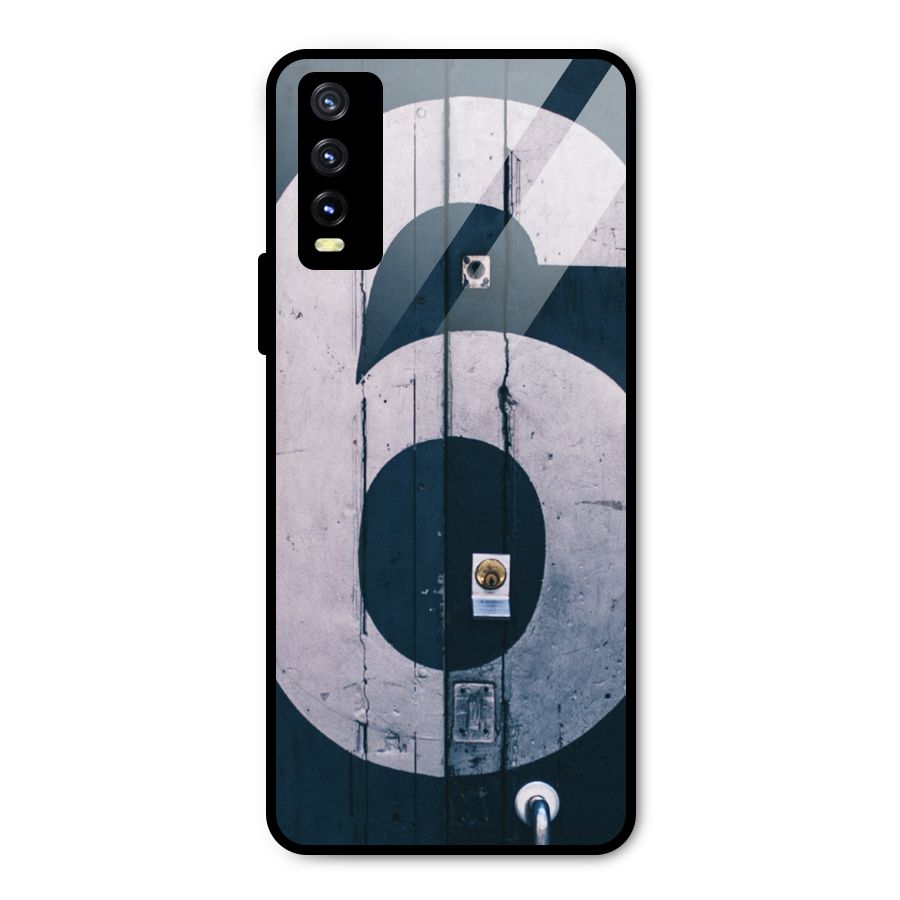 Wooden Six Metal Back Case for Vivo Y20