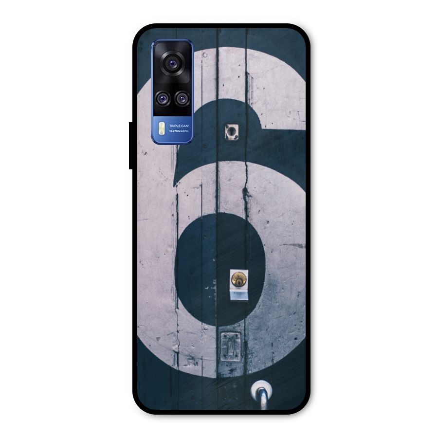 Wooden Six Metal Back Case for Vivo Y31