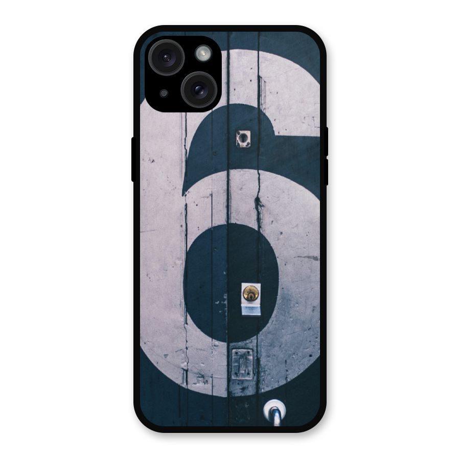 Wooden Six Metal Back Case for iPhone 15 Plus