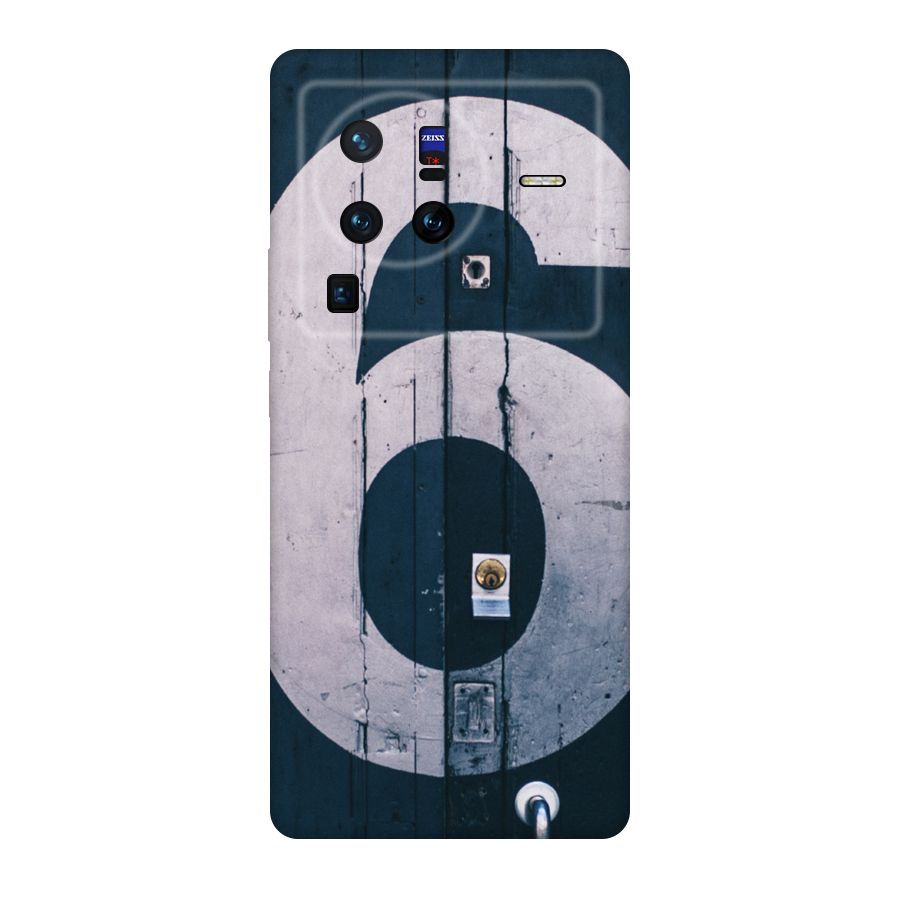 Wooden Six Original Polycarbonate Back Case for Vivo X80