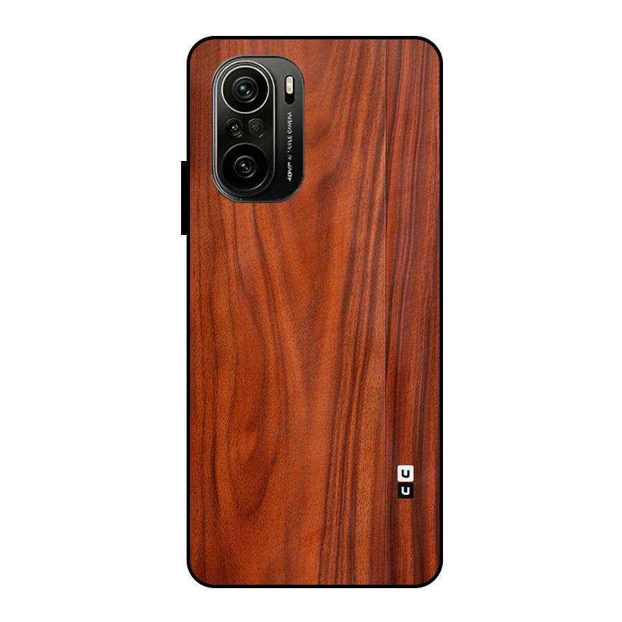 Wooden Texture Printed Metal Back Case for Mi 11X Pro