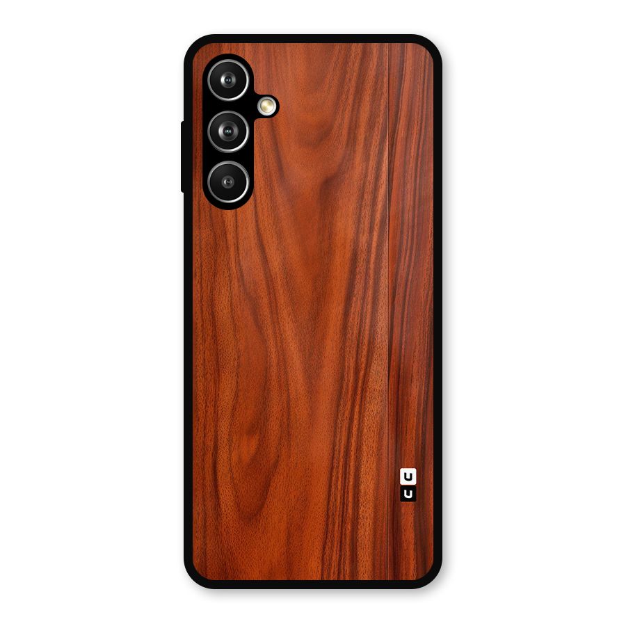 Wooden Texture Printed Metal Back Case for Samsung Galaxy M54