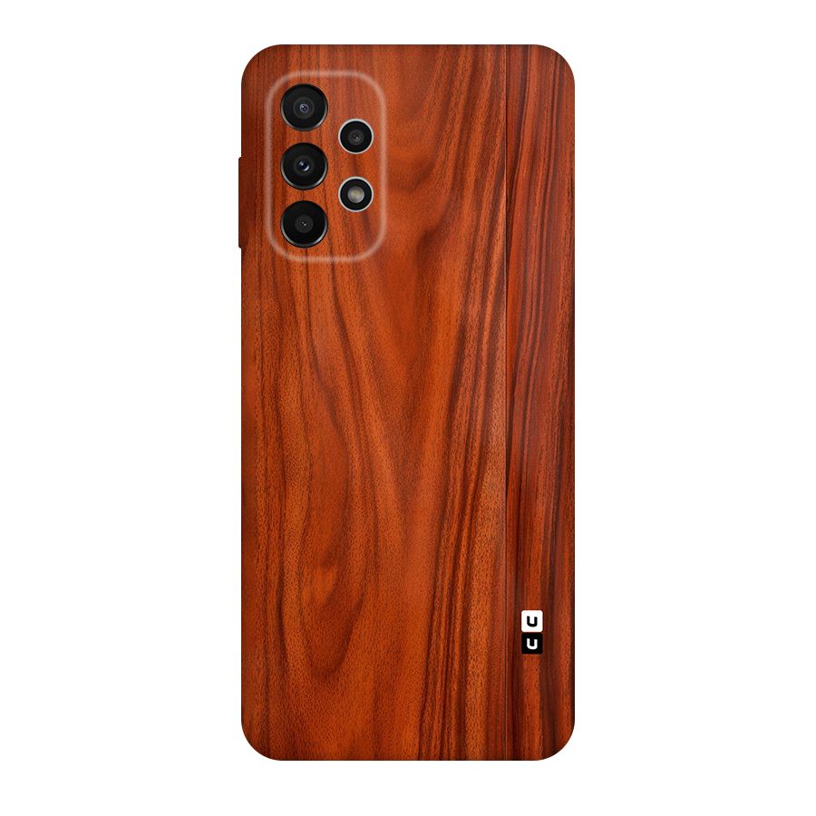 Wooden Texture Printed Original Polycarbonate Back Case for Galaxy A23