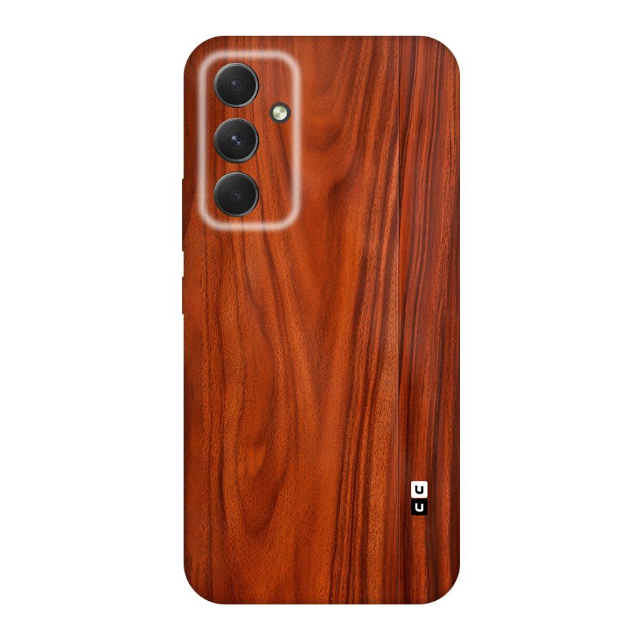 Wooden Texture Printed Original Polycarbonate Back Case for Galaxy A54