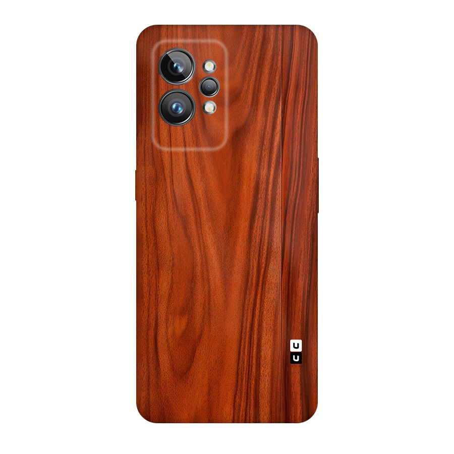 Wooden Texture Printed Original Polycarbonate Back Case for Realme GT2 Pro