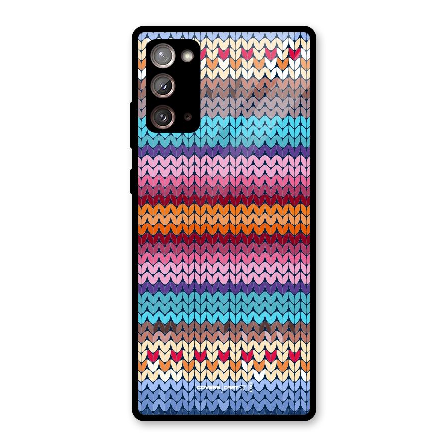 Woolen Glass Back Case for Galaxy Note 20