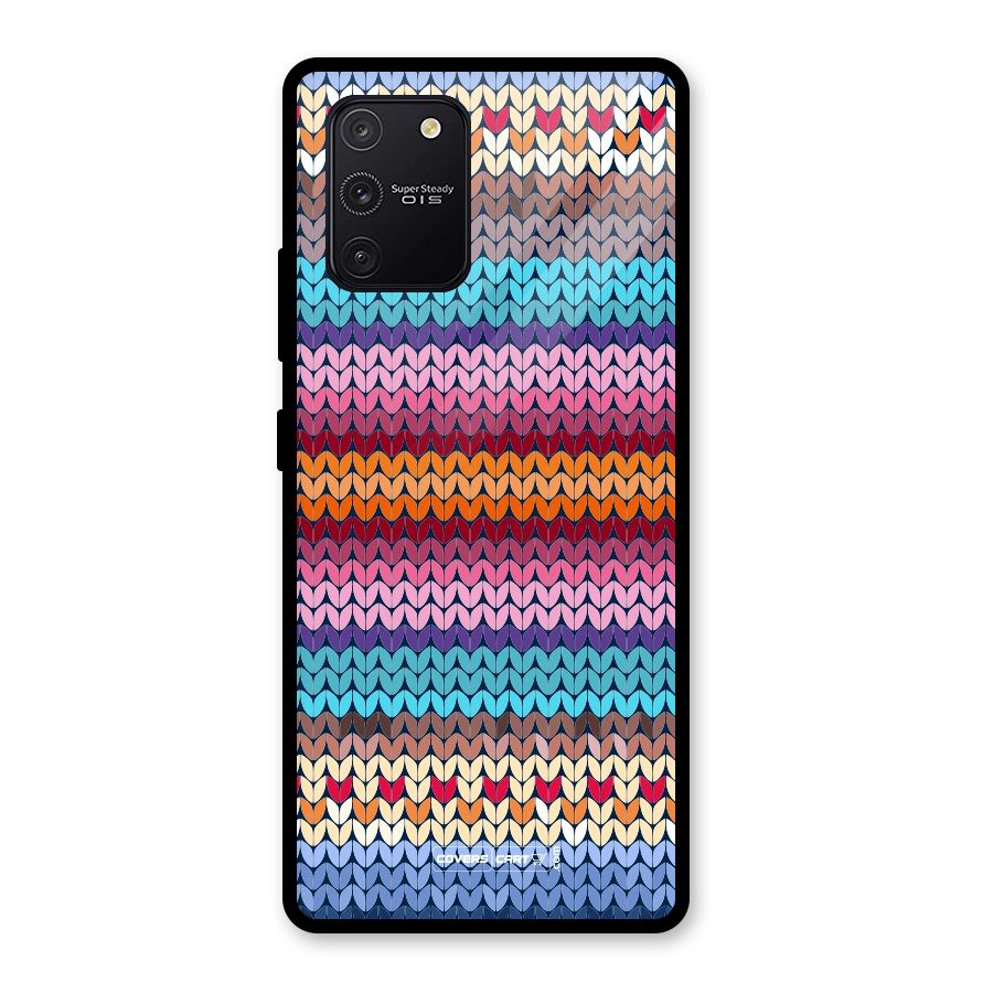 Woolen Glass Back Case for Galaxy S10 Lite