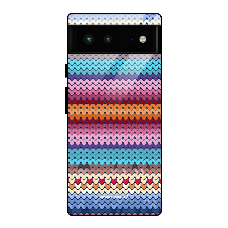 Woolen Glass Back Case for Google Pixel 6