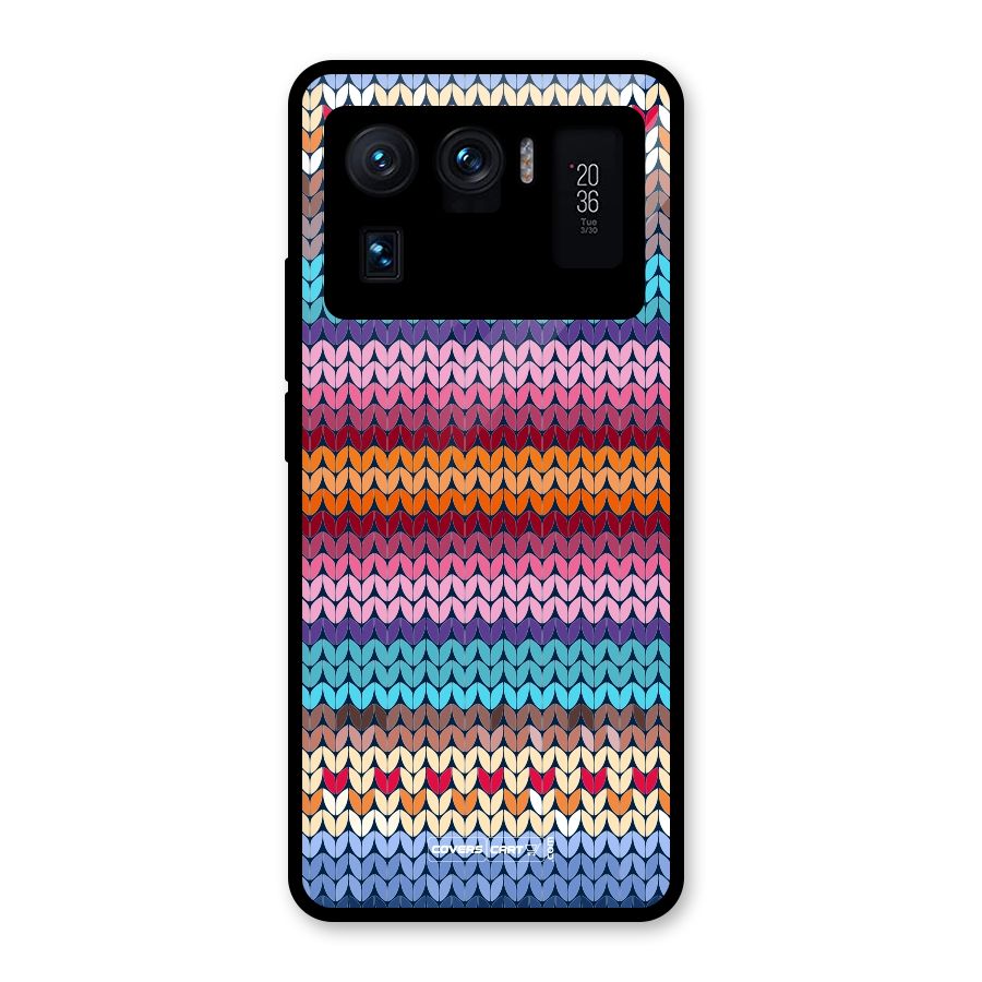 Woolen Glass Back Case for Mi 11 Ultra