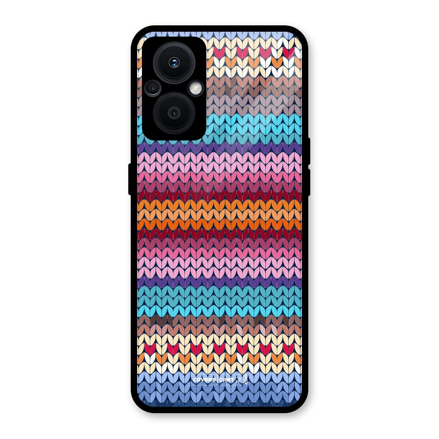 Woolen Glass Back Case for Oppo F21s Pro 5G