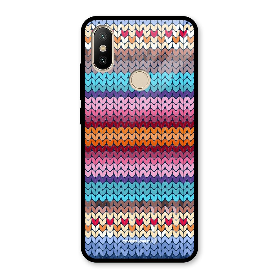 Woolen Glass Back Case for Redmi A2