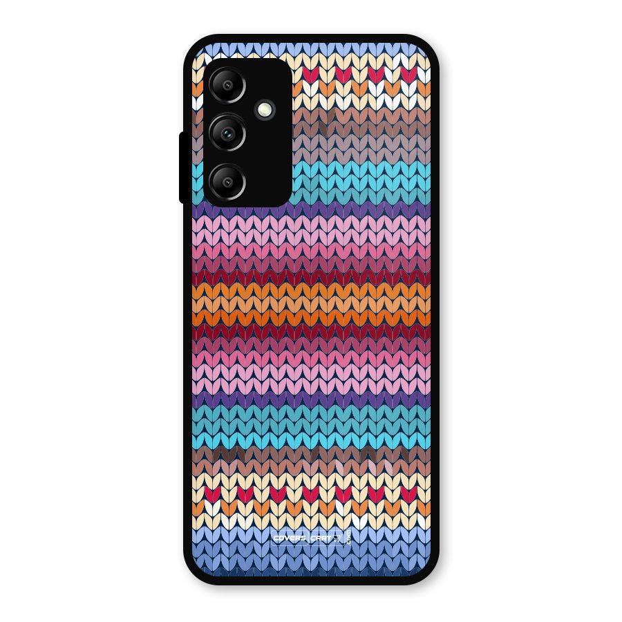 Woolen Metal Back Case for Galaxy A14 5G