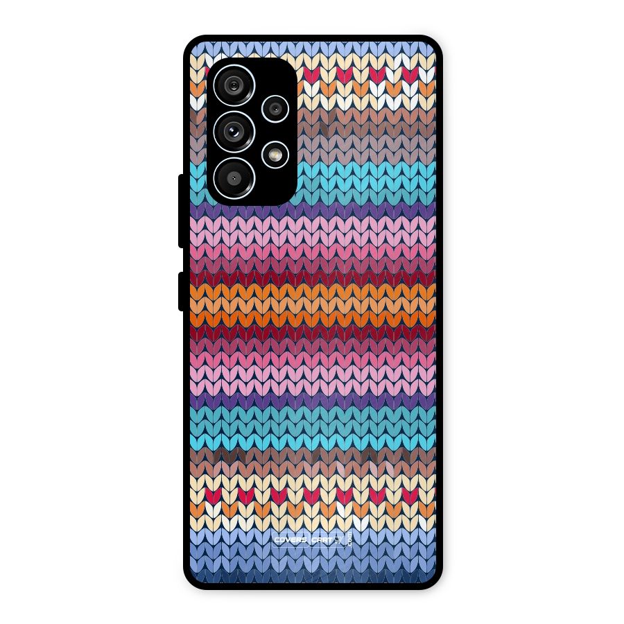 Woolen Metal Back Case for Galaxy A53 5G