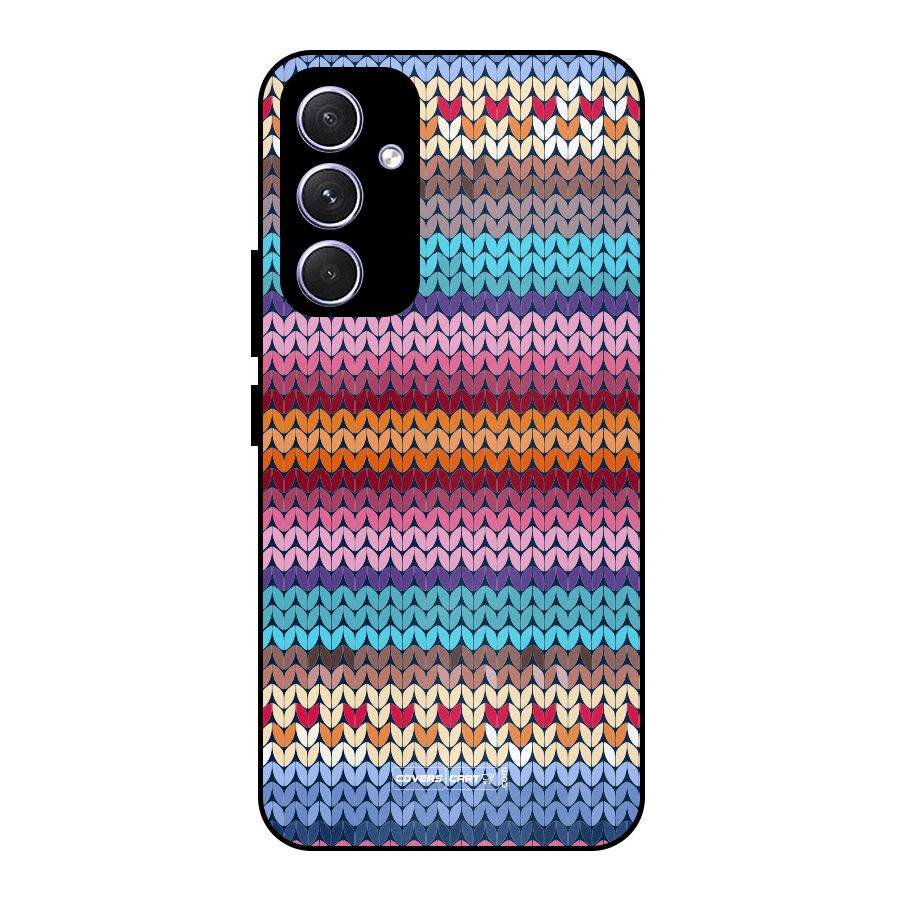 Woolen Metal Back Case for Galaxy A54