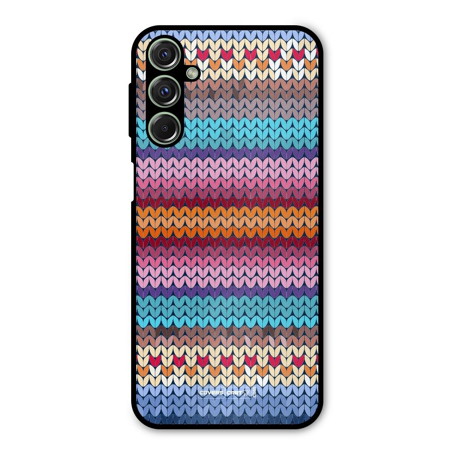 Woolen Metal Back Case for Galaxy F34