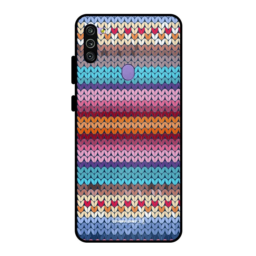 Woolen Metal Back Case for Galaxy M11