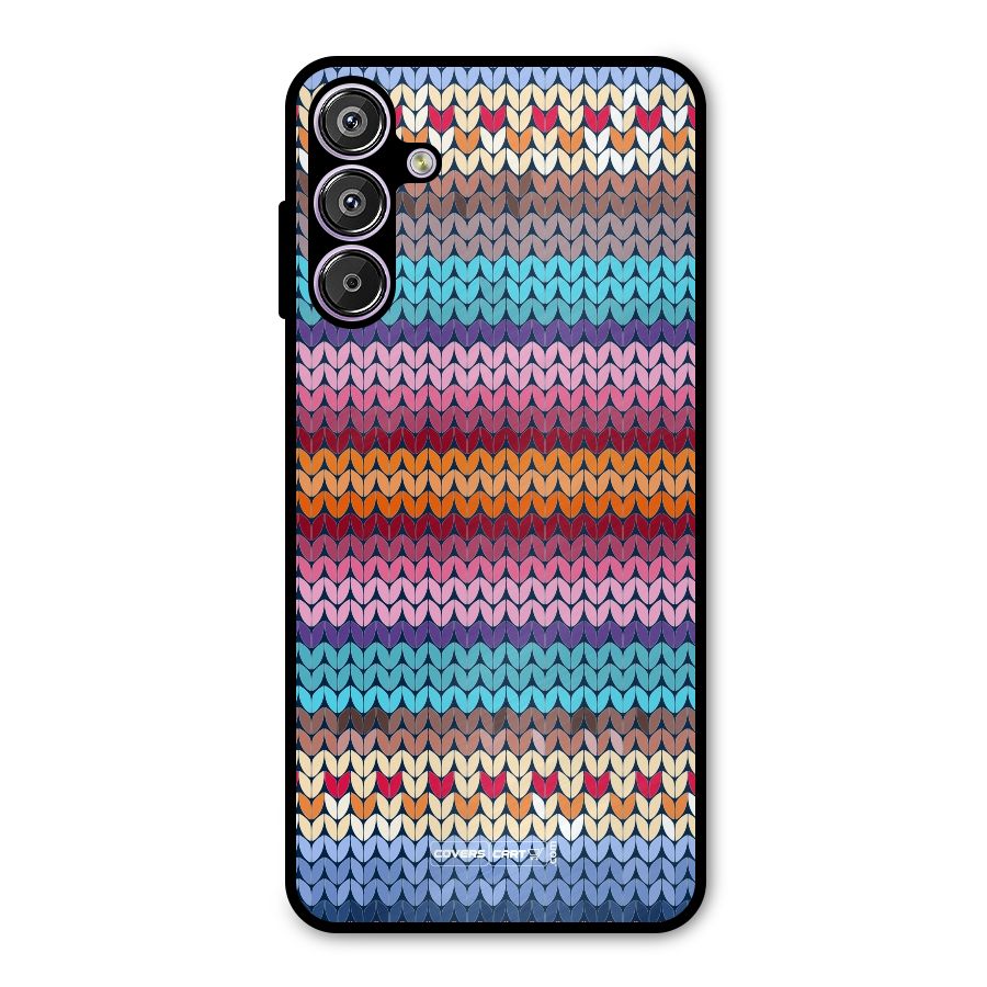 Woolen Metal Back Case for Galaxy M15