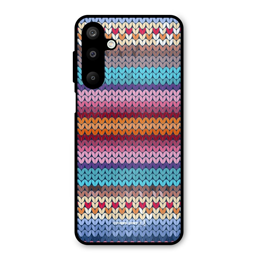 Woolen Metal Back Case for Galaxy M16