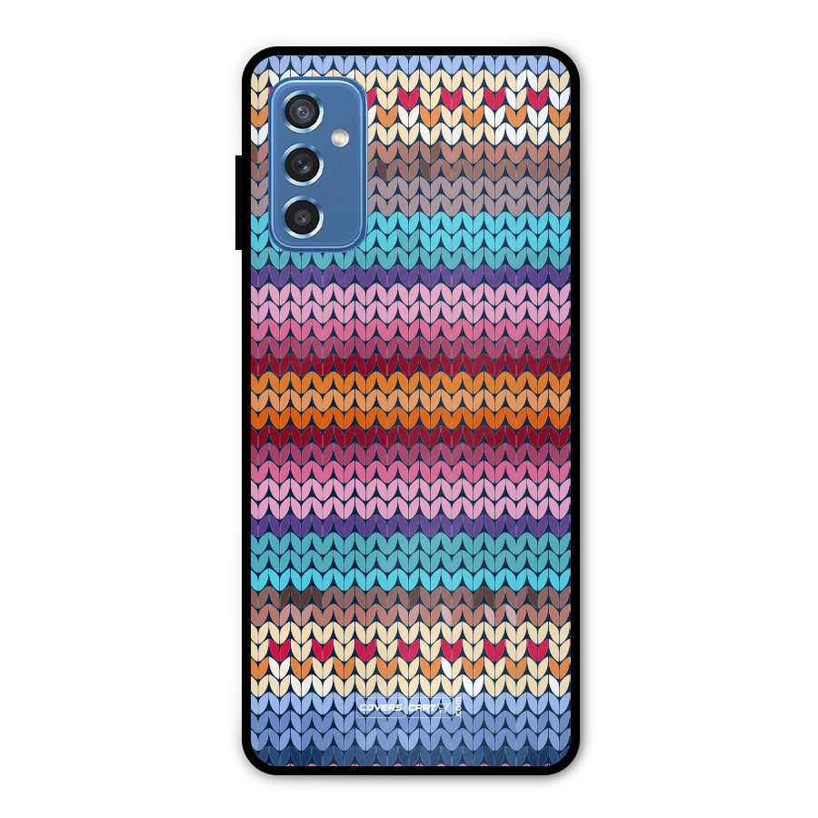 Woolen Metal Back Case for Galaxy M52 5G