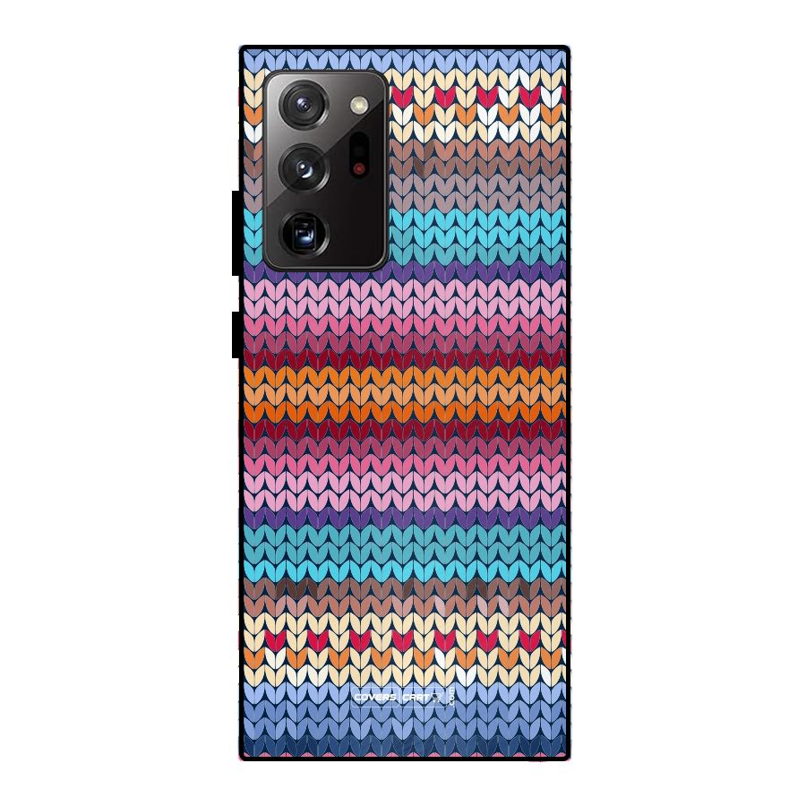 Woolen Metal Back Case for Galaxy Note 20 Ultra