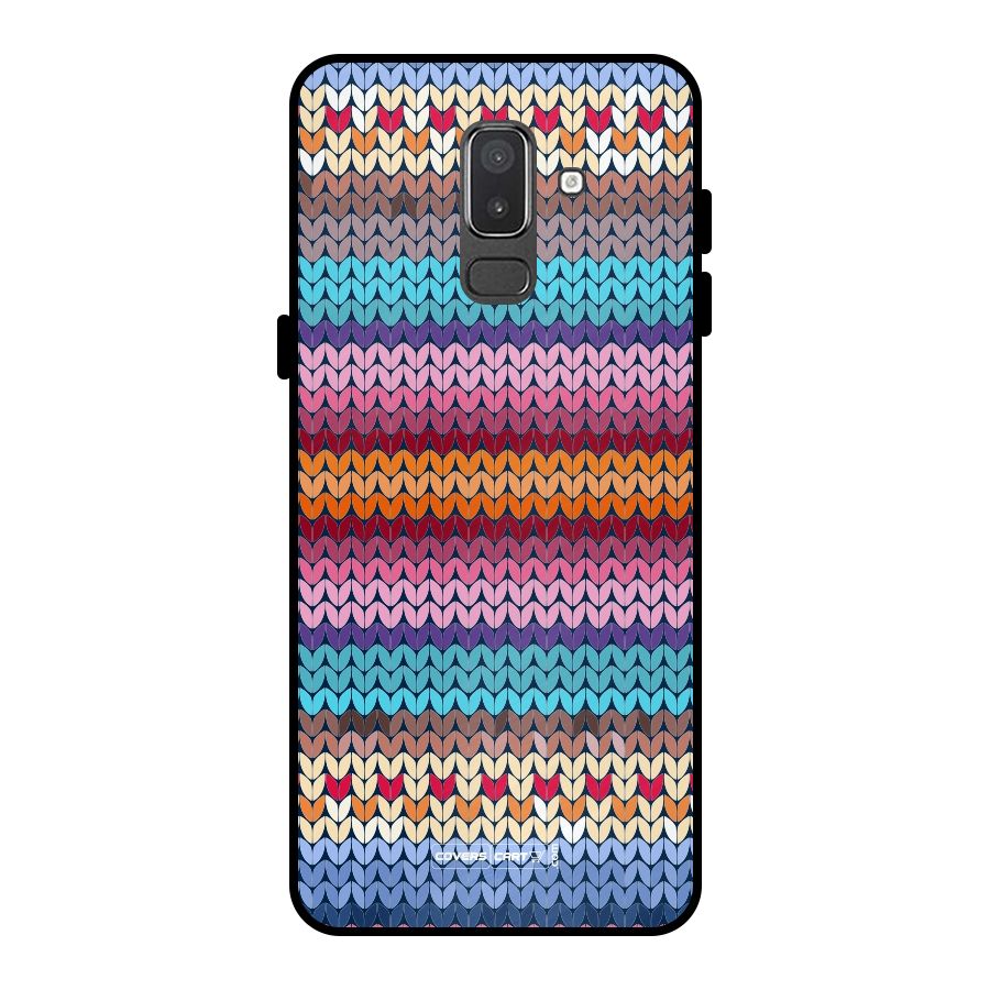 Woolen Metal Back Case for Galaxy On8 (2018)