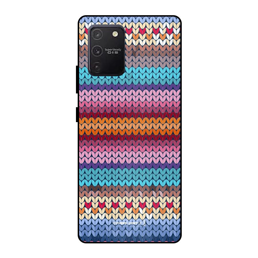 Woolen Metal Back Case for Galaxy S10 Lite