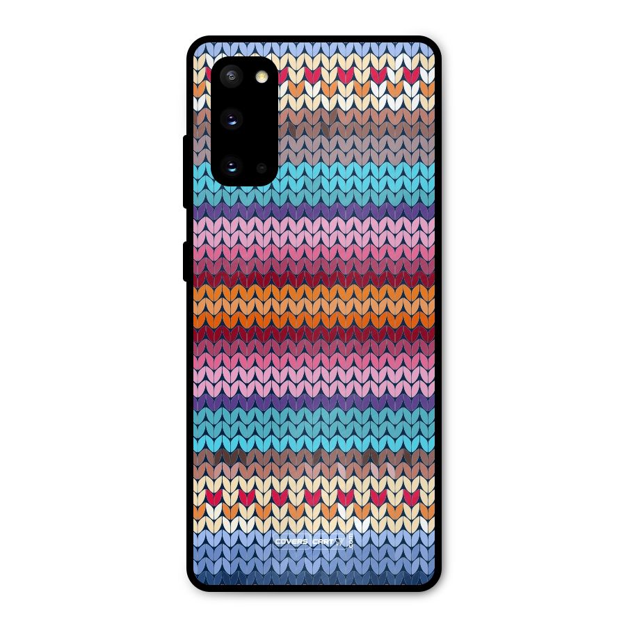Woolen Metal Back Case for Galaxy S20