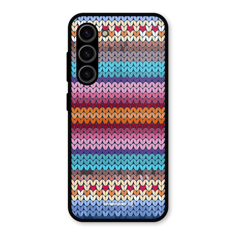Woolen Metal Back Case for Galaxy S23