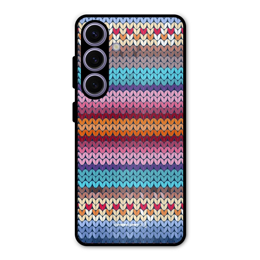 Woolen Metal Back Case for Galaxy S24