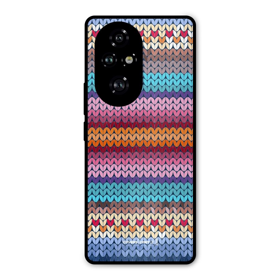 Woolen Metal Back Case for Honor 200 Pro