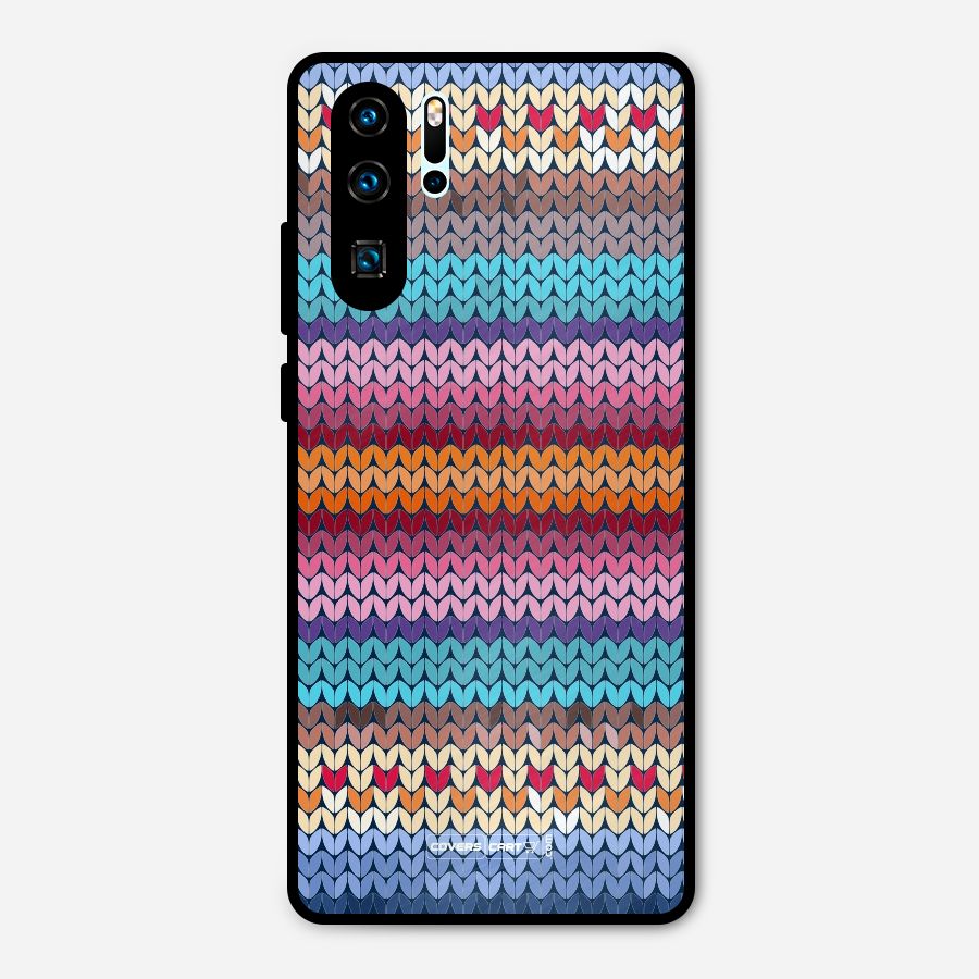 Woolen Metal Back Case for Huawei P30 Pro