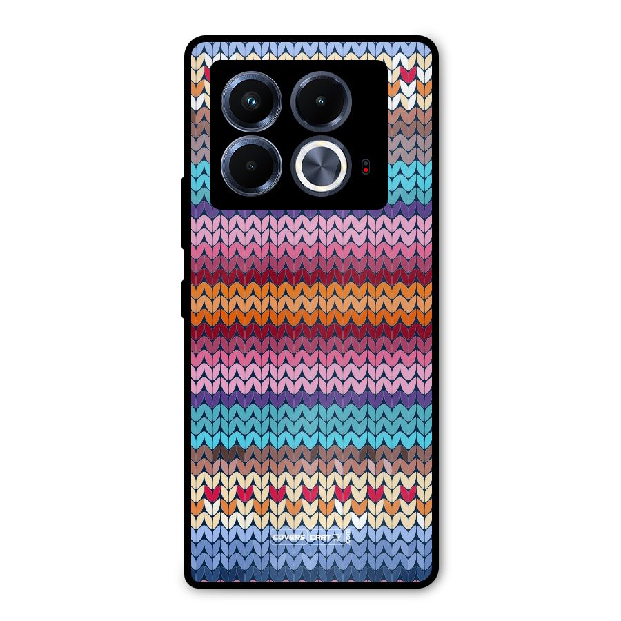 Woolen Metal Back Case for Infinix Note 40 5G