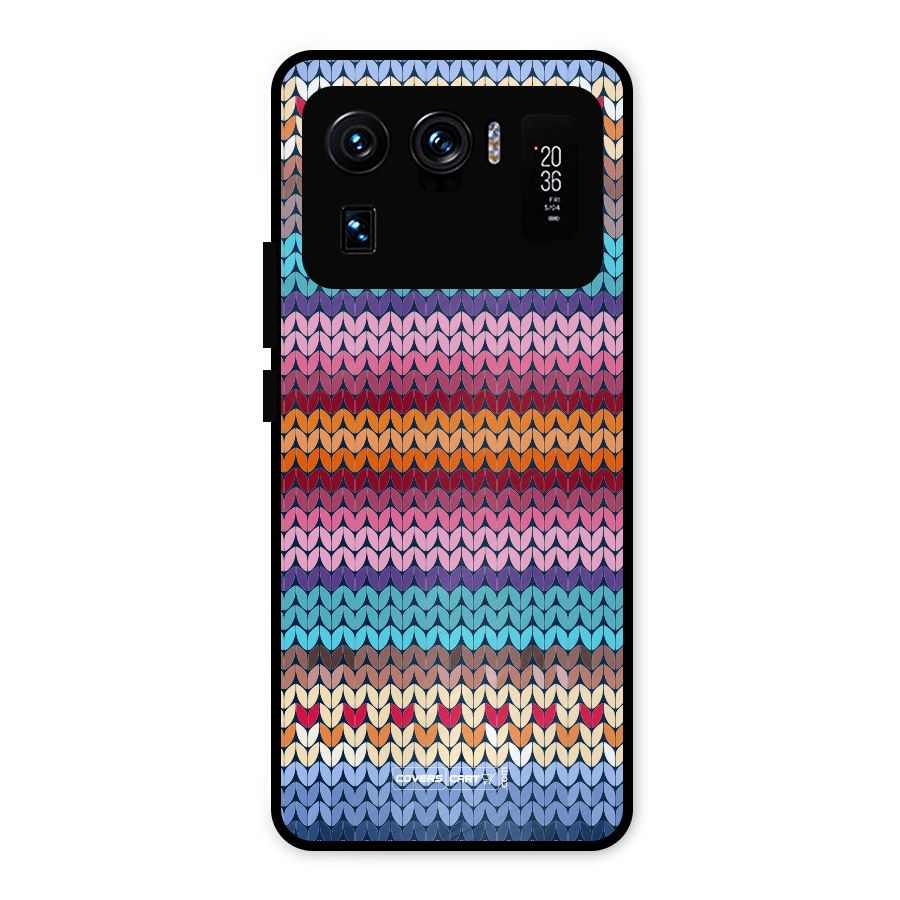 Woolen Metal Back Case for Mi 11 Ultra