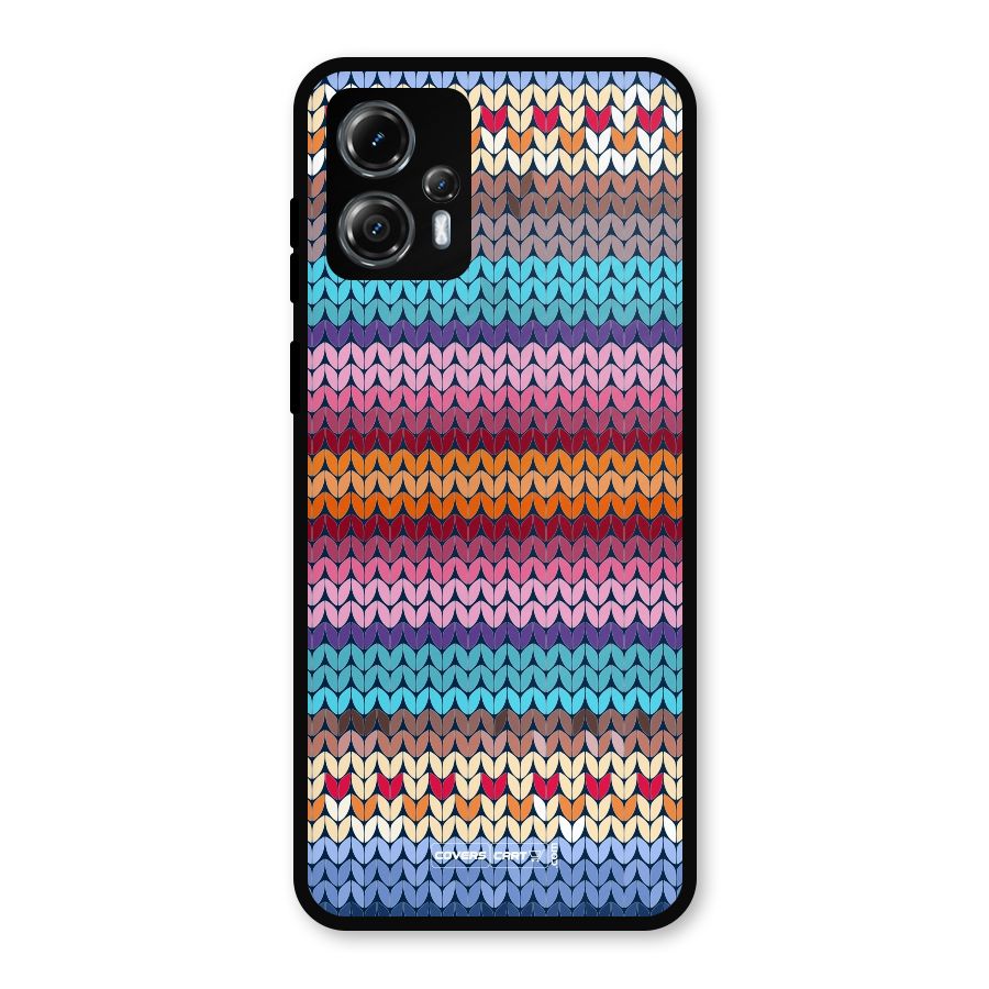 Woolen Metal Back Case for Moto G13