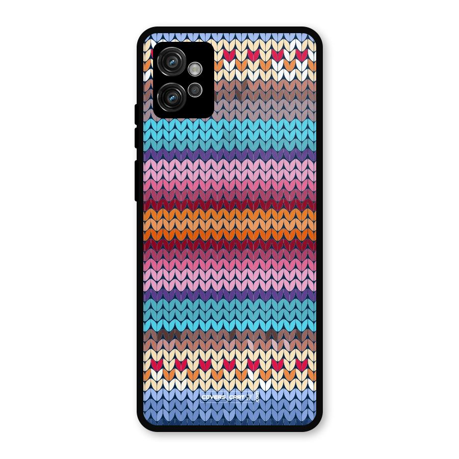 Woolen Metal Back Case for Moto G32