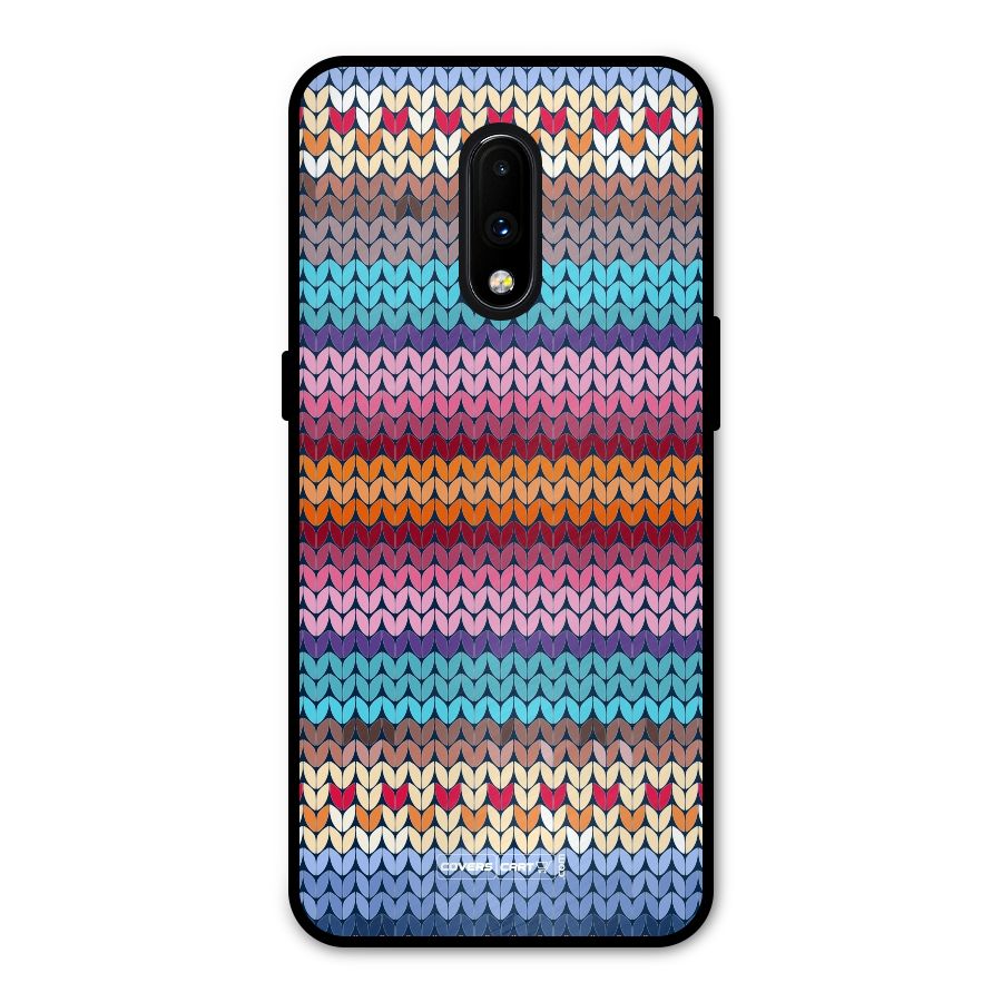 Woolen Metal Back Case for OnePlus 7