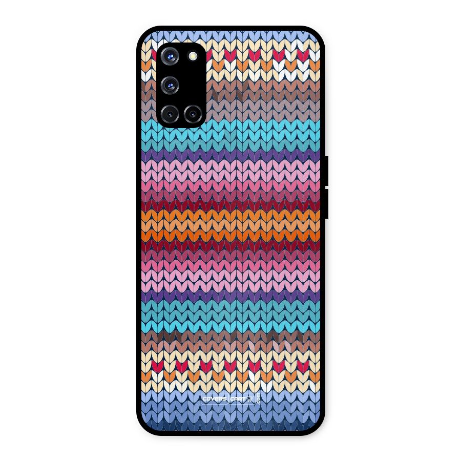 Woolen Metal Back Case for Oppo A52