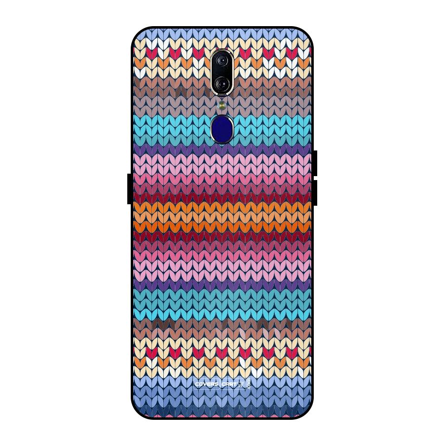 Woolen Metal Back Case for Oppo F11