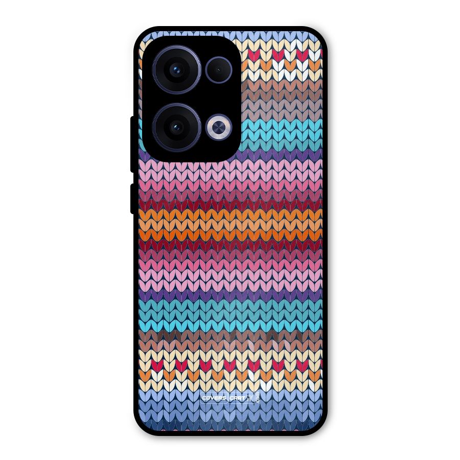 Woolen Metal Back Case for Oppo Reno13